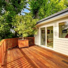 Deck staining